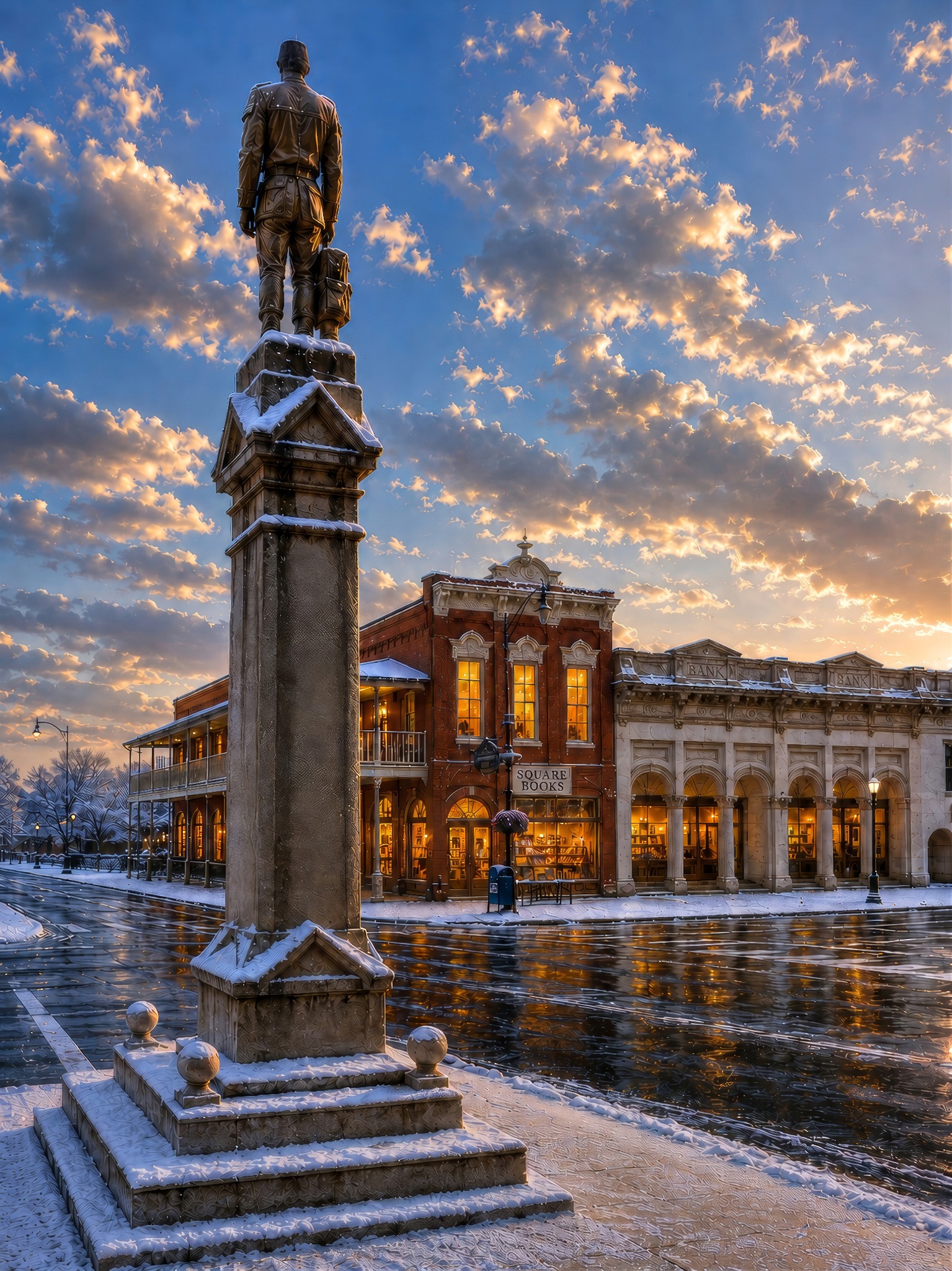 Square Books in Winter