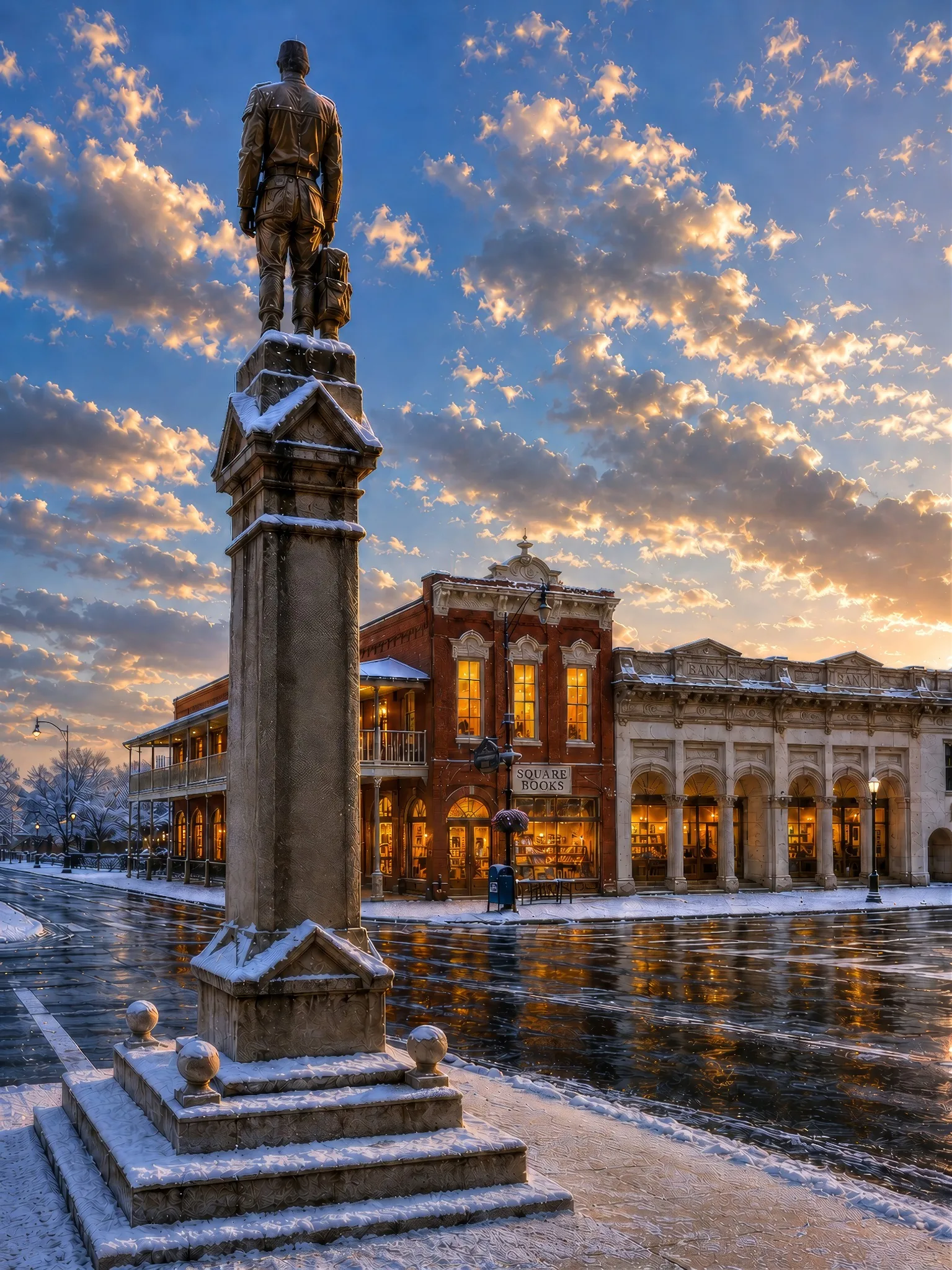 Square Books in Winter