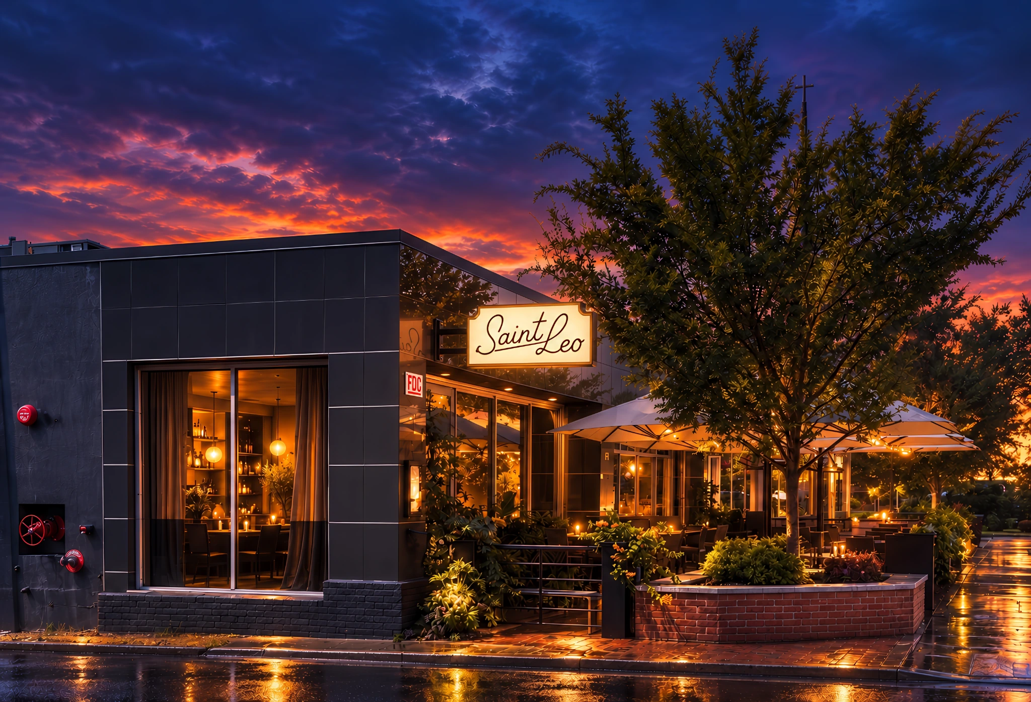 Saint Leo at Dusk — Oxford Mississippi artwork and photography