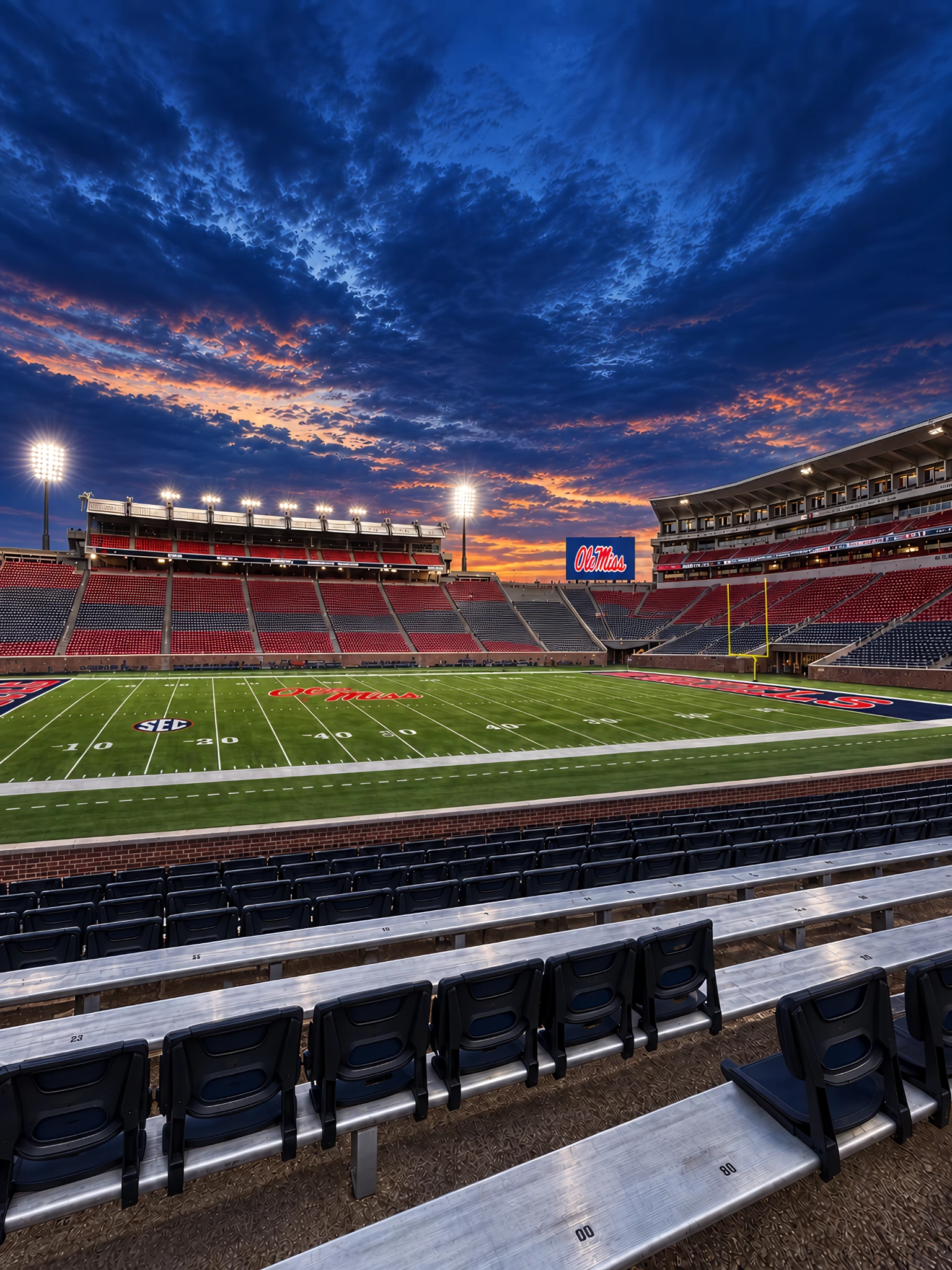 Vaught-Hemingway at Twilight — Oxford Mississippi artwork and photography