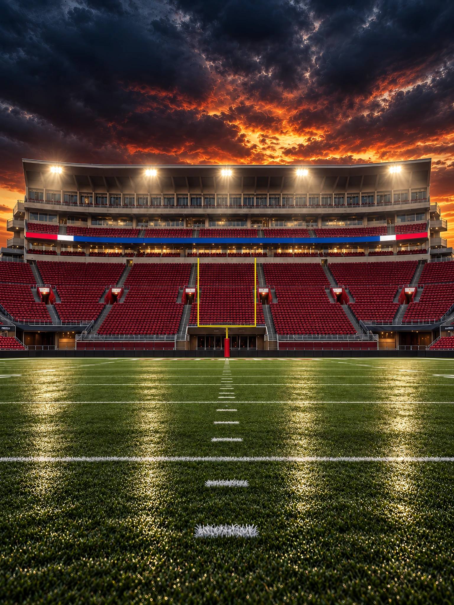 Vaught-Hemingway End Zone — Oxford Mississippi artwork and photography